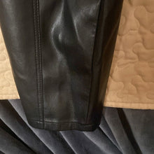 Load image into Gallery viewer, Zara Black Faux Leather 80s Corey Pants, Sz 2, 14C-102B010