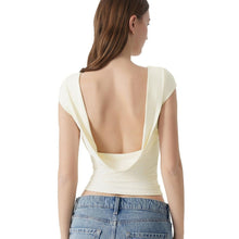 Load image into Gallery viewer, Boat Neck Cowl Backless Top, Small, 11G-191T007