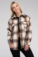 Load image into Gallery viewer, Ambiance Apparel Cozy Plaid Flannel Shacket