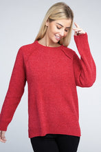 Load image into Gallery viewer, ZENANA Raglan Chenille Sweater