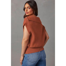 Load image into Gallery viewer, Casual Sleeveless Half Zip Pullover Sweater, Medium, 2I-185T010