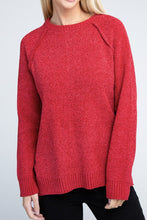 Load image into Gallery viewer, ZENANA Raglan Chenille Sweater