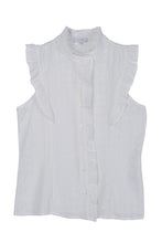 Load image into Gallery viewer, Lilou SL emb blouse with ruffle