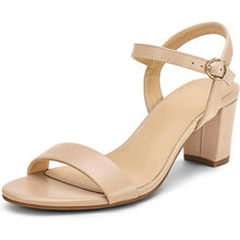Load image into Gallery viewer, Open Toe Ankle Strap Block Chunky Heels Sandals, Size 12W, 11A-196S001