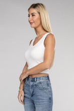 Load image into Gallery viewer, ZENANA Ribbed Scoop Neck Cropped Sleeveless Top