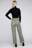 Ambiance Apparel Everyday Wear Elastic-Waist Cargo Pants