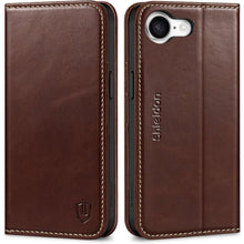 Load image into Gallery viewer, iPhone 17e/16e, Genuine Leather Wallet Flip Magnetic ClosureCase, 20E-195PH004