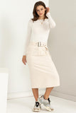 HYFVE PROFESSIONAL POISE  BUCKLED BELT CARGO SKIRT