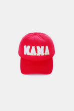 Load image into Gallery viewer, MAMA Chenille Patch Baseball Cap