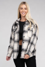 Load image into Gallery viewer, Ambiance Apparel Cozy Plaid Flannel Shacket