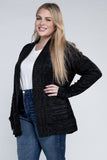 Ambiance Apparel Plus Solid Open Front Cardigan