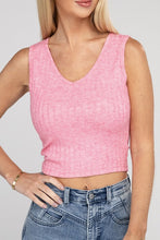 Load image into Gallery viewer, ZENANA Ribbed Scoop Neck Cropped Sleeveless Top