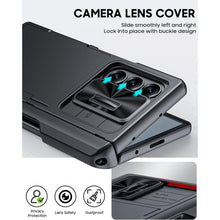 Load image into Gallery viewer, Galaxy Z Fold 6, Cards Holder Camera Cover Phone Case, 20I-190PH004