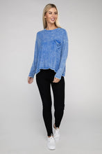 Load image into Gallery viewer, ZENANA Washed Ribbed Dolman Sleeve Round Neck Top