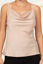 Load image into Gallery viewer, HYFVE TWO STRAP CAMI WITH LACE TOP