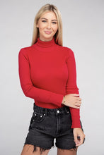 Load image into Gallery viewer, Ambiance Apparel Long-Sleeve Turtleneck Bodysuit