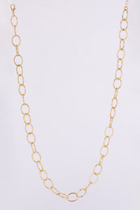 Lilou Chain bracelet and necklace set - gold