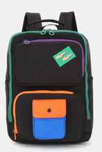 Load image into Gallery viewer, Himawari Contrast Nylon Backpack Bag with Handles