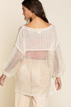 Load image into Gallery viewer, POL Oversized Fit See-through Pullover Sweater