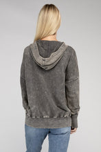 Load image into Gallery viewer, ZENANA French Terry Acid Wash Kangaroo Pocket Hoodie