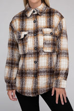 Load image into Gallery viewer, Ambiance Apparel Cozy Plaid Flannel Shacket