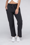 Ambiance Apparel Lounge Wide Pants with Drawstrings