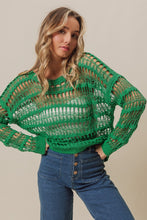 Load image into Gallery viewer, BiBi Long Sleeve Knit Cover Up