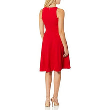 Load image into Gallery viewer, Solid Fit &amp; Flare Midi Dress, SIZE XL, 24D-172D001
