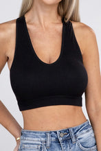 Load image into Gallery viewer, ZENANA Ribbed Cropped Racerback Tank Top