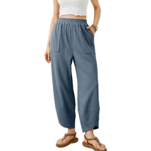 Load image into Gallery viewer, Baggy Wide Leg Elastic Waisted Palazzo Harem Pants, S, 3D-144B004