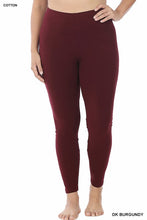 Load image into Gallery viewer, ZENANA Plus Premium Cotton Full Length Leggings