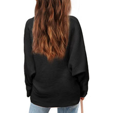 Load image into Gallery viewer, Girl's Oversized Crewneck Fall batwing Sweater, (Size 120, 6), 13I-194Girls002