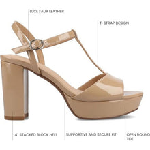 Load image into Gallery viewer, Heel Cushioned Footbed Nalie Heel Sandal Shoe, SIZE 9M, 23A-165S018