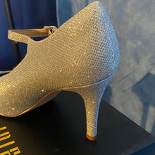 Load image into Gallery viewer, IDIFU Women's Sparkling Silver Heels, 13G-136S002