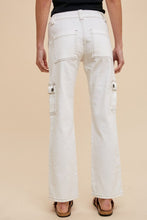 Load image into Gallery viewer, Annie Wear Straight Leg Jeans with Cargo Pockets