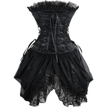 Load image into Gallery viewer, White Sexy Corset Bustier Dress, SMALL, 15A-163T006