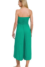 Load image into Gallery viewer,  Double Layered Strapless Tube Top Jumpsuit Back