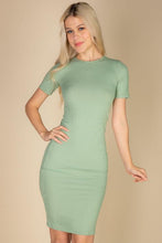 Load image into Gallery viewer, Ribbed Bodycon Midi Dress (CAPELLA)