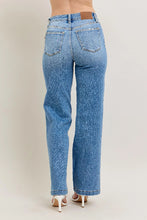 Load image into Gallery viewer, High Waist Straight Jeans Back