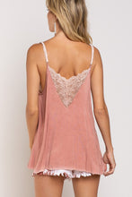 Load image into Gallery viewer, POL V-camisole Tank with Lace on Front