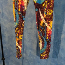 Load image into Gallery viewer, Soft Colorful Abstract Print Leggings, sz 2-12, 15J-L024