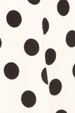 Moa Collection White and red polka dot skirt