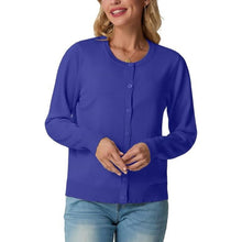 Load image into Gallery viewer, Lightweight Long Sleeve Button Up Soft Ribbed Knit Cardigan, 22I-197T003