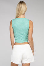 Load image into Gallery viewer, ZENANA Ribbed Scoop Neck Cropped Sleeveless Top