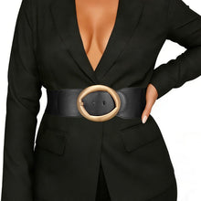 Load image into Gallery viewer, Oval Buckle Thick Elastic Belt 3" Width, 15F-193H001