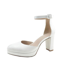 Load image into Gallery viewer, Closed Round Toe Chunky Block Pumps Shoes, Size 9, 12C-191S001