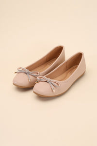 DOROTHY-77 BOW BALLET FLATS