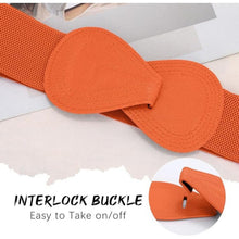 Load image into Gallery viewer, Wide Elastic Belt Ladies Stretch Dress Belt, 15G-184Belt010