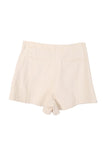 Lilou Straight high waisted slant pocket line shorts