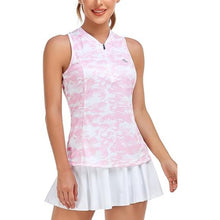 Load image into Gallery viewer, Sleeveless 1/4 Zip Collarless Racerback Tank, SZ XXL, 4I-147T007